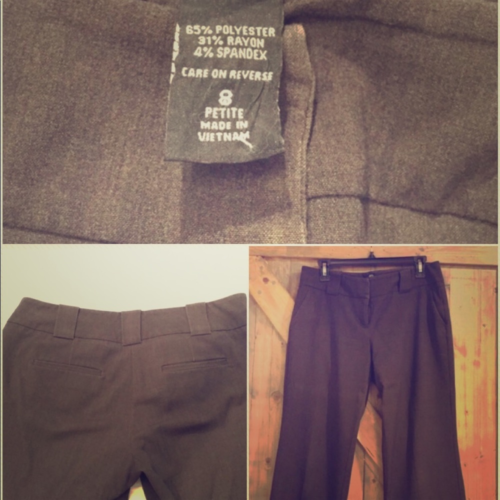 Brown dress pants